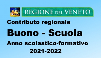 Buono Scuola Regione Veneto anno scolastico 2021-2022